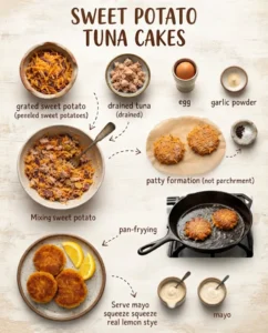 Sweet Potato Tuna Cakes