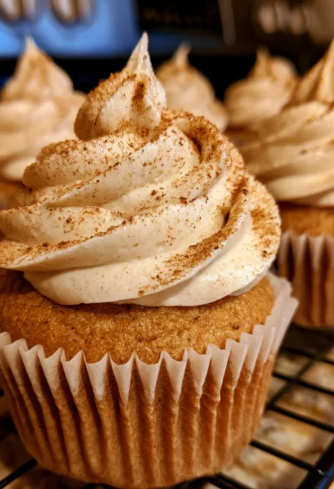 The Best Vanilla Chai Pumpkin Spice Latte Cupcakes