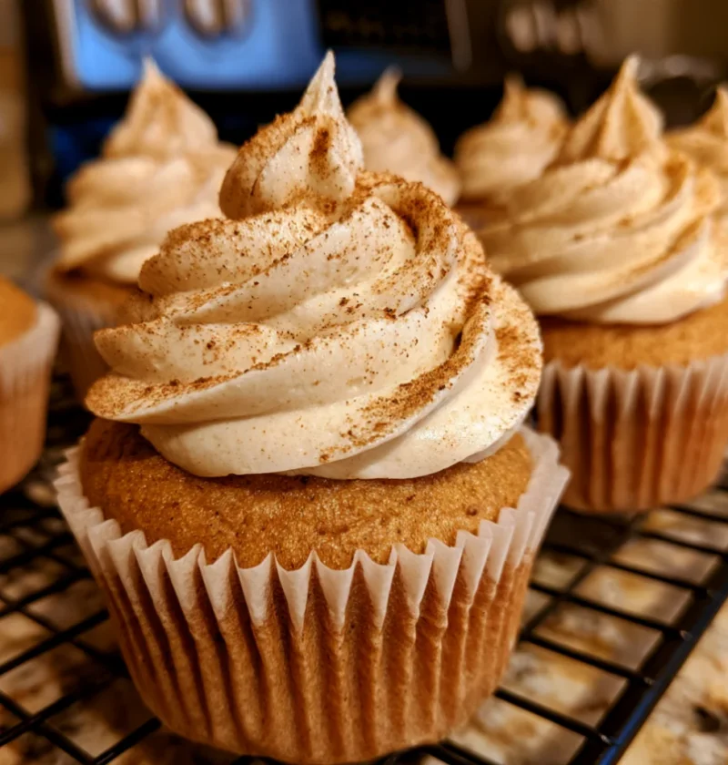 The Best Vanilla Chai Pumpkin Spice Latte Cupcakes