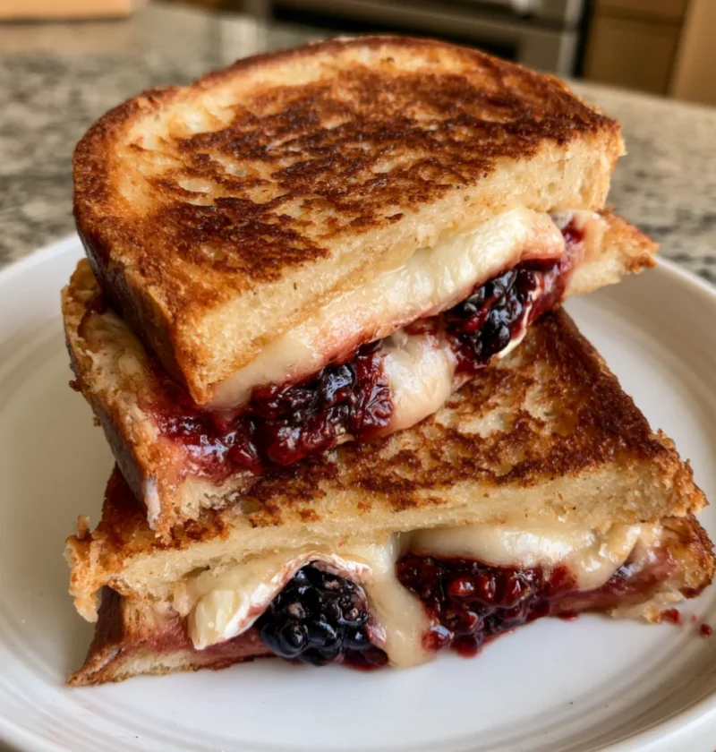 Blackberry Balsamic Grilled Cheese