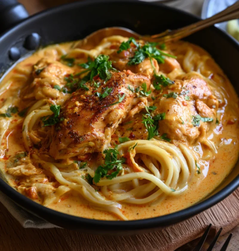 chicken coconut noodle