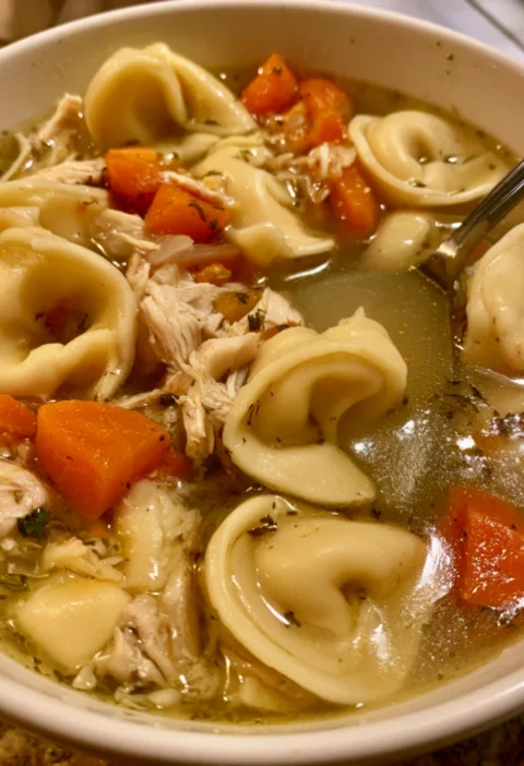 Chicken Tortellini Soup
