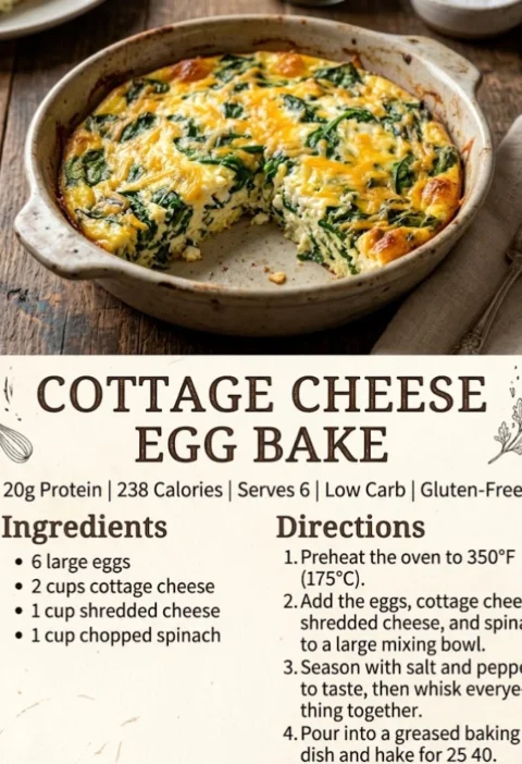 Cottage Cheese Egg Bake
