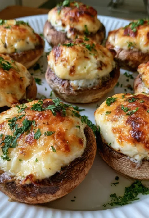 Cream Cheese Stuffed Mushrooms