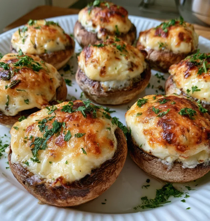 Cream Cheese Stuffed Mushrooms