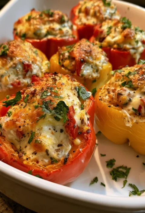 Cream Cheese Stuffed Peppers