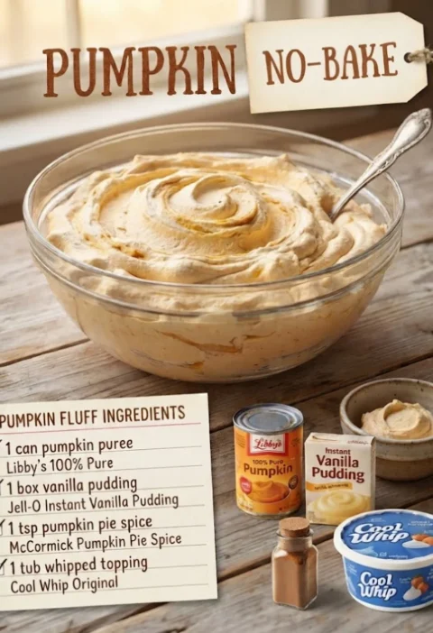 Creamy Pumpkin Fluff Recipe