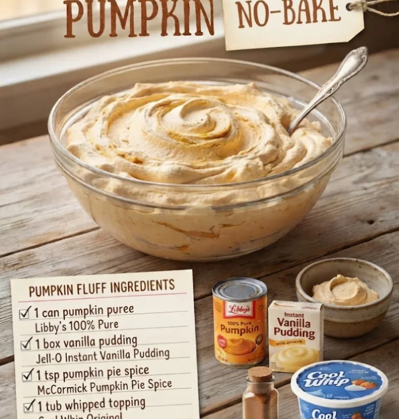 Creamy Pumpkin Fluff Recipe