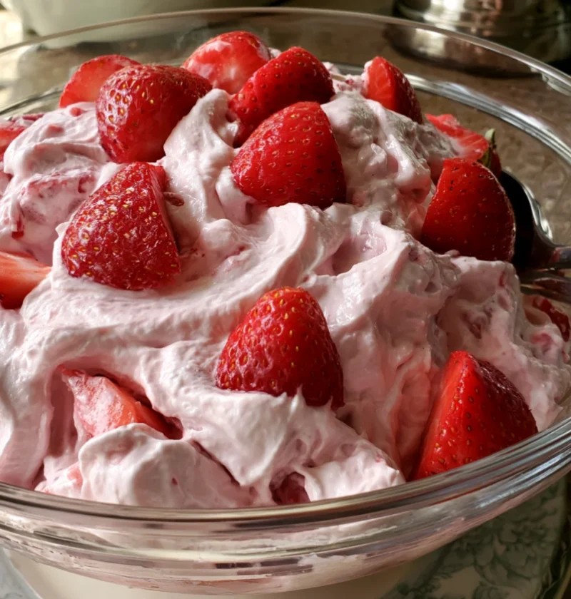 Creamy Strawberry Fluff Salad