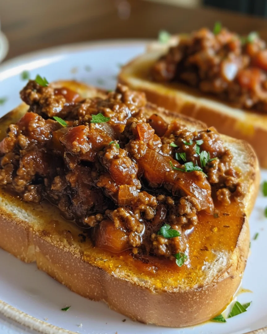 Easy Cheesy Texas Toast Sloppy Joes