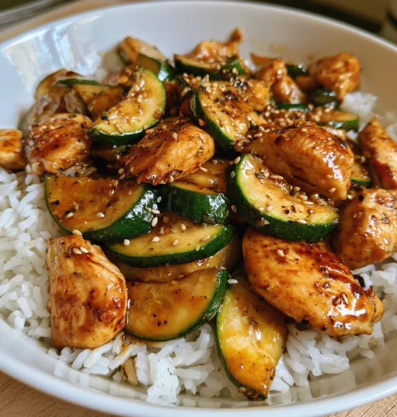 Easy Chicken Zucchini Stir Fry