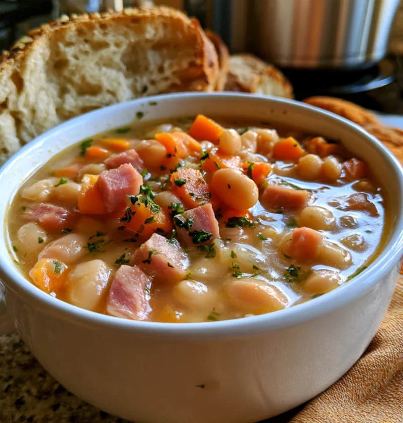 Easy Ham & Bean Soup