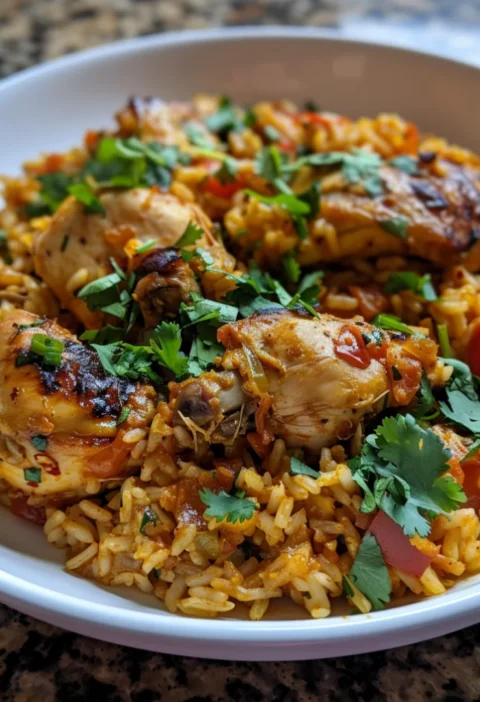 Easy One-Pot Spanish Chicken And Rice