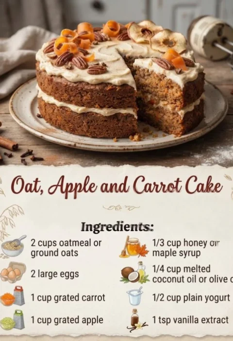 Flavorful Apple and Carrot Cake
