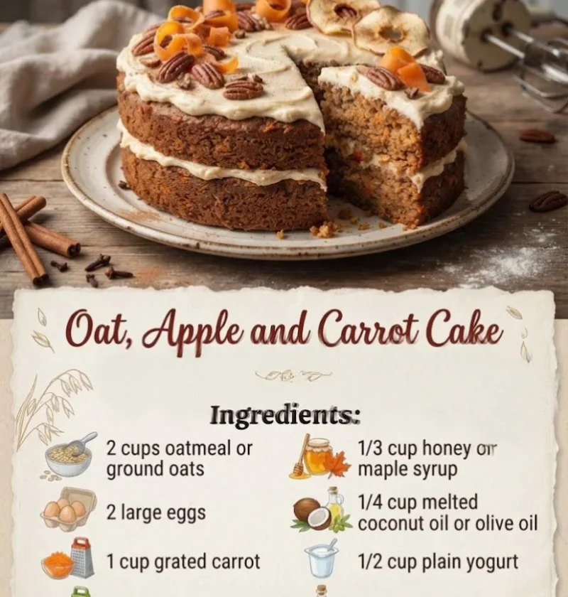 Flavorful Apple and Carrot Cake