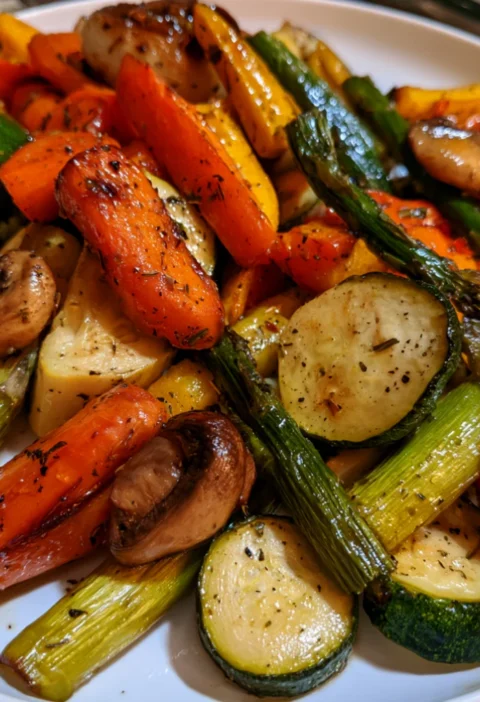 Garlic Herb Roasted Veggies