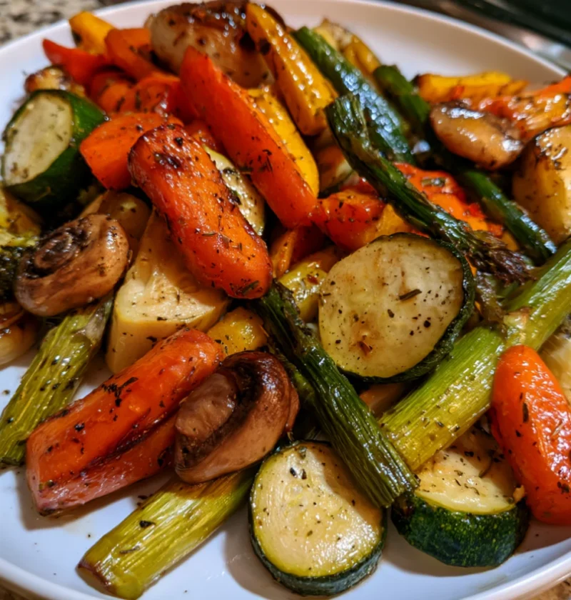 Garlic Herb Roasted Veggies