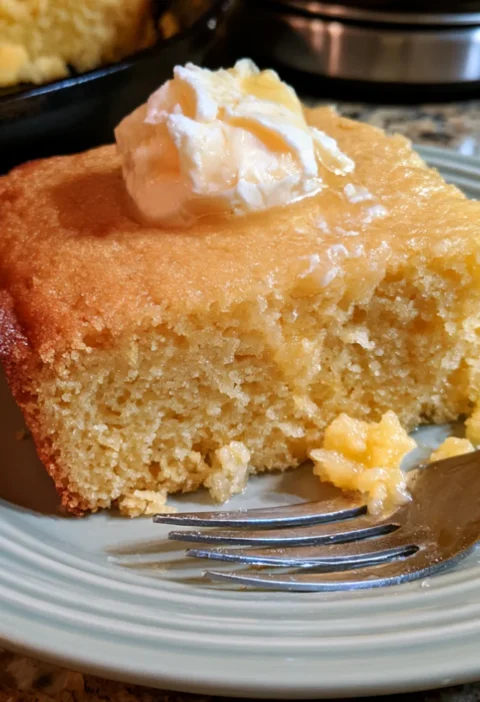 Golden Vanilla Cornbread
