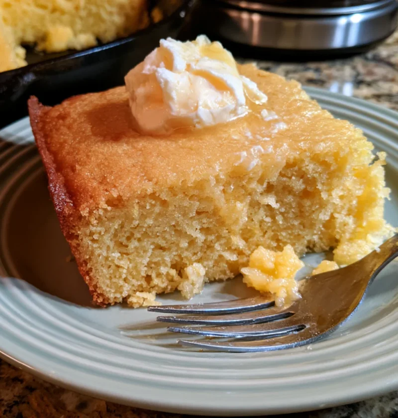 Golden Vanilla Cornbread