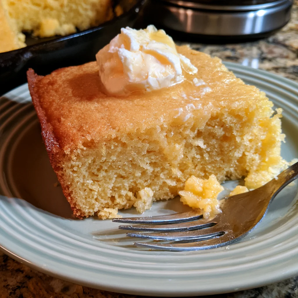 Golden Vanilla Cornbread