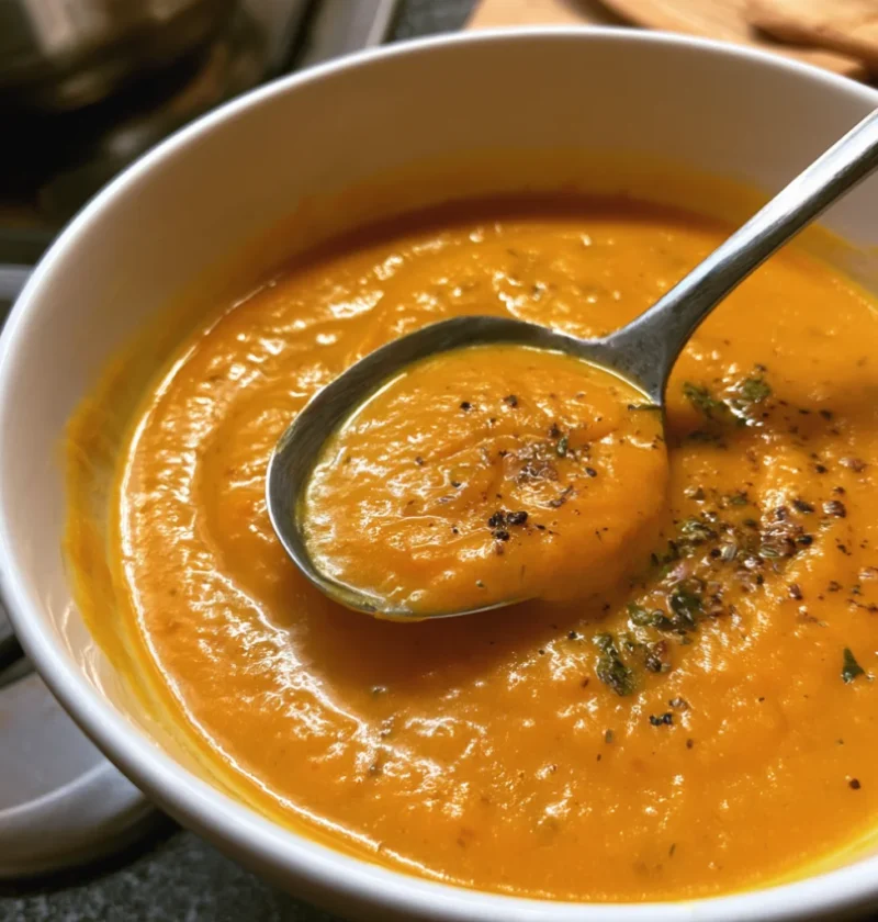 Healthy Roasted Carrot Soup