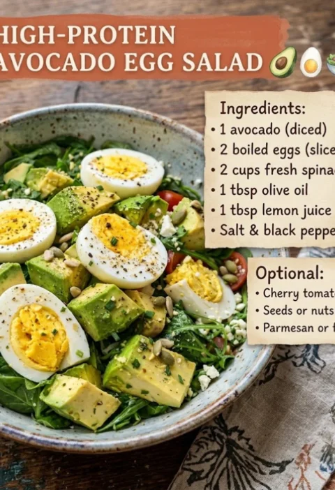 high-protein egg salad