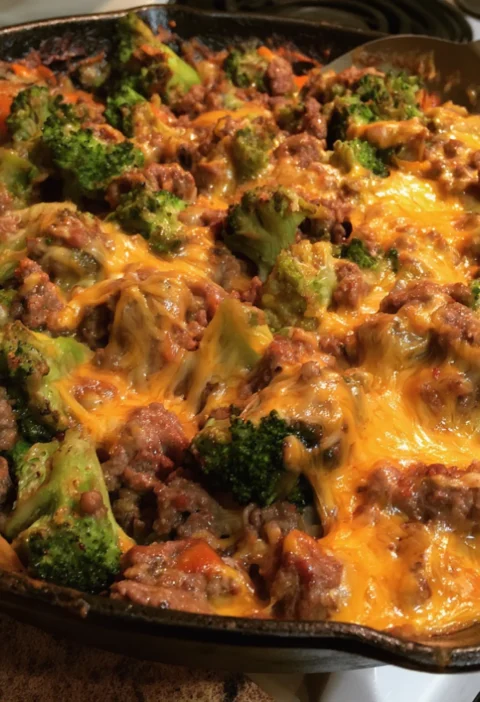 How To Make Hamburger And Broccoli Skillet