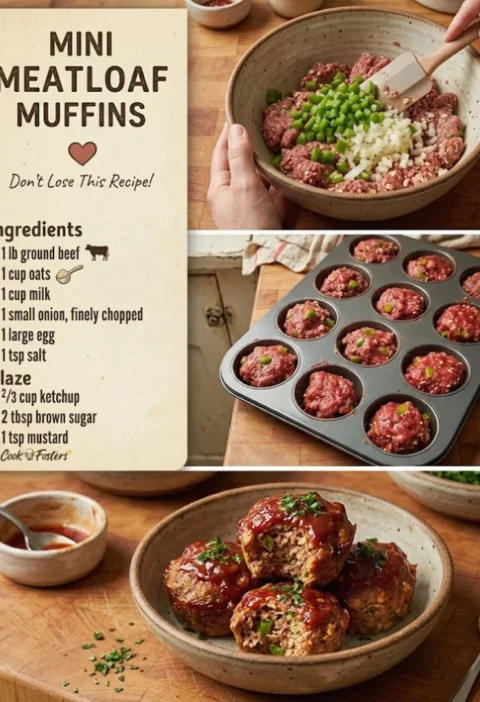 Mini Meatloaf Muffins
