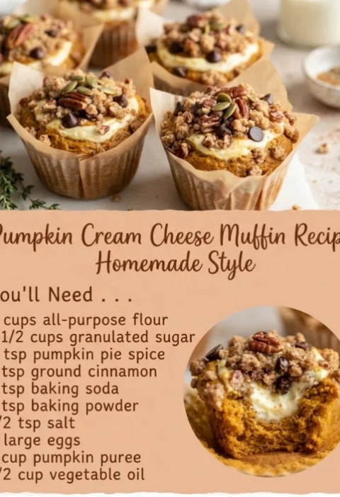 Pumpkin Cream Cheese Muffin