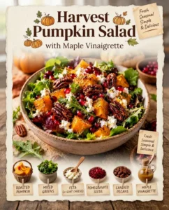 Roasted Pumpkin Feta Salad