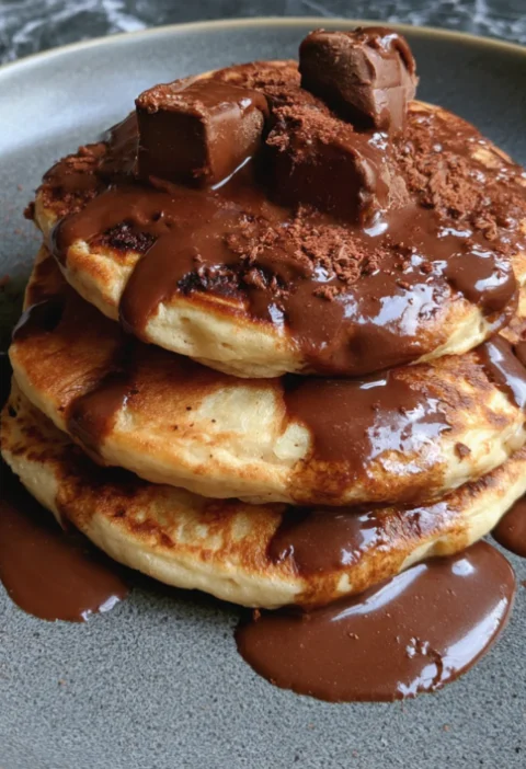 Soft Sweet pancakes With a Chocolate Twist
