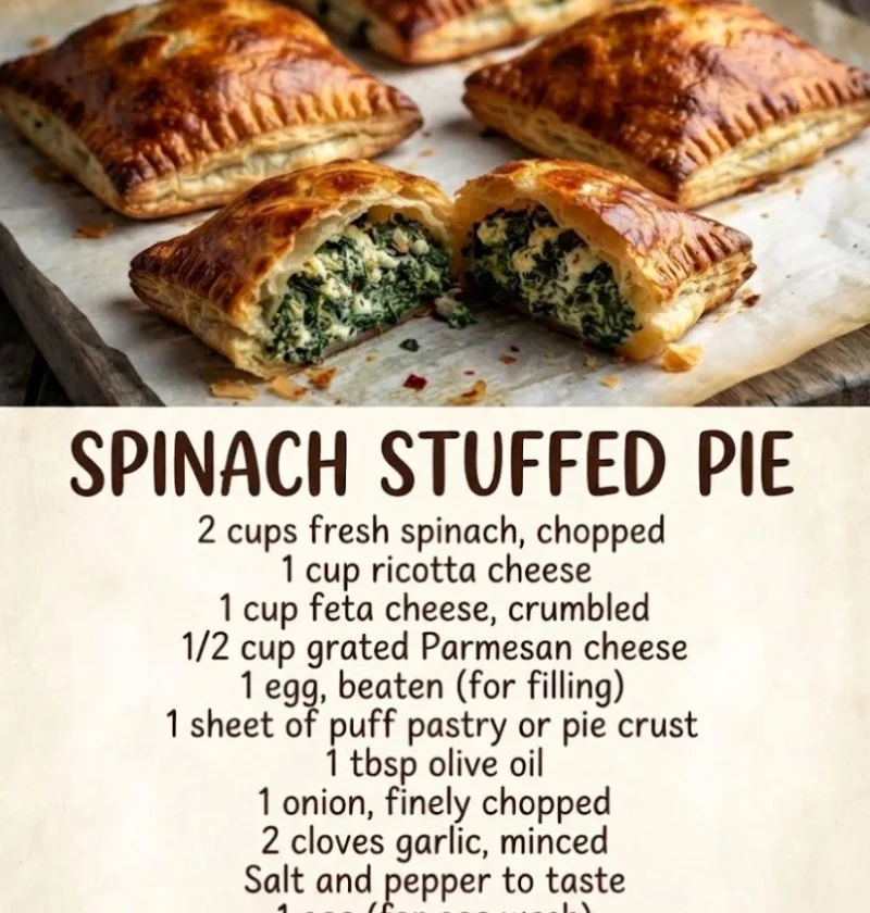 Spinach Stuffed Pastry