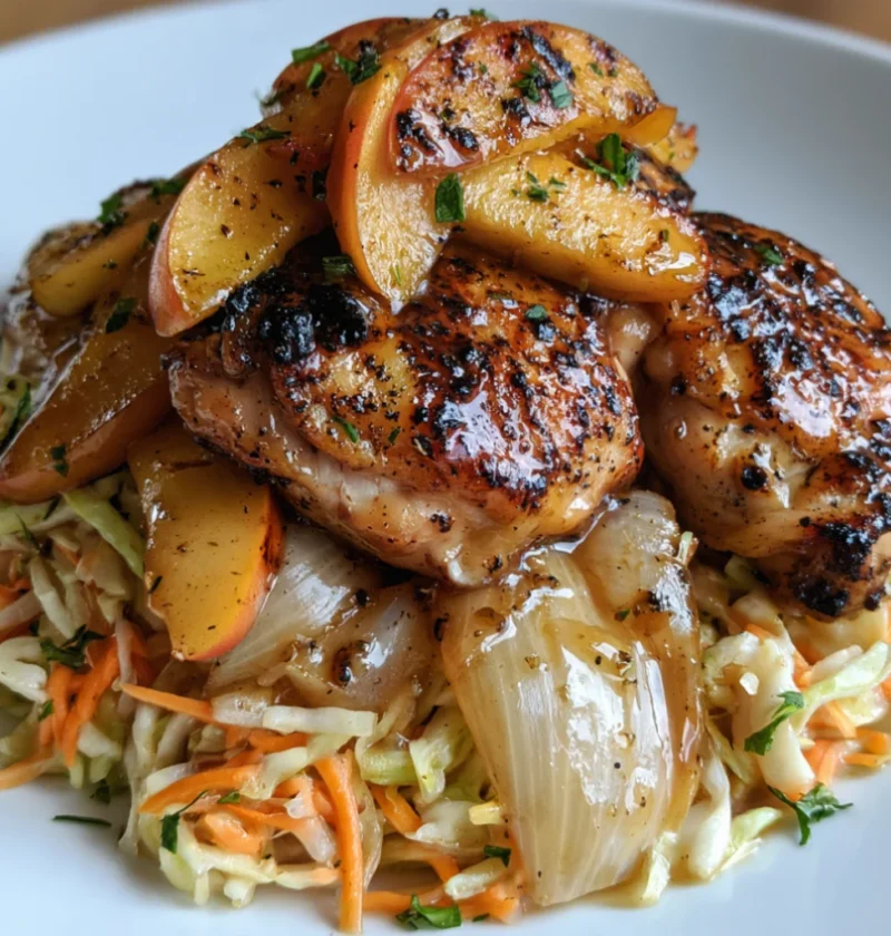 Sticky Apple Cider Chicken