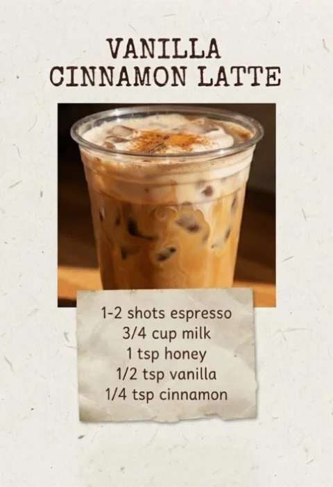 Vanilla Cinnamon Latte