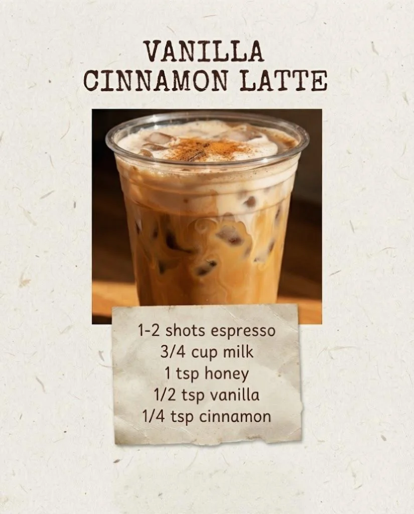 Vanilla Cinnamon Latte